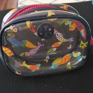 Tory burch RARE fish make up bag